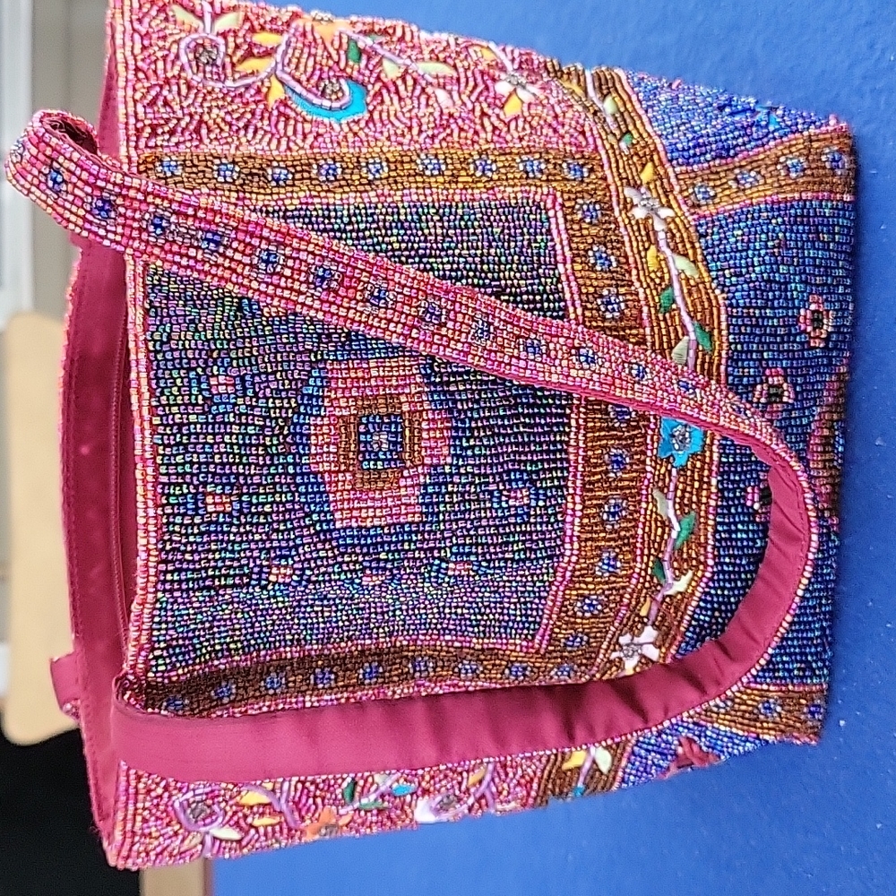 Beaded purse